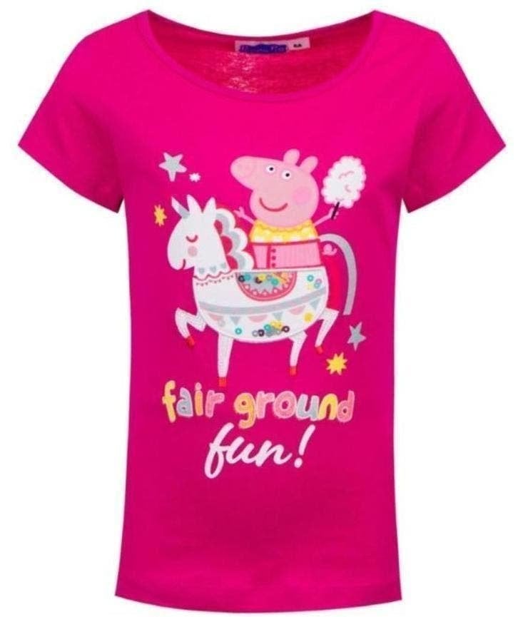 Peppa Pig Unicorn T-shirt - Maat 98 - 110 - 116 - Katoen, Enfants & Bébés, Neuf, Enlèvement ou Envoi, Chemise ou À manches longues