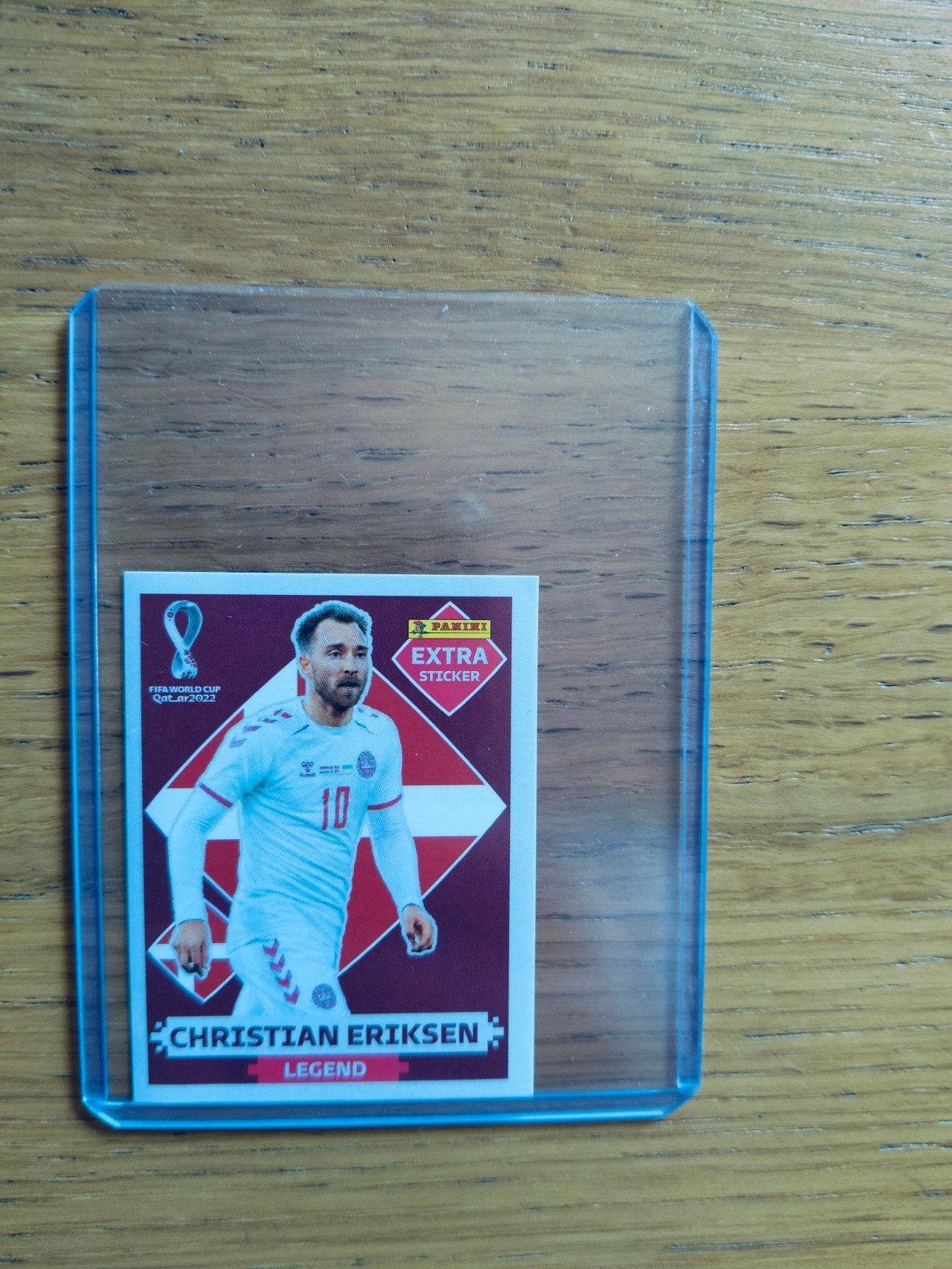 Panini extra sticker WK Qatar Eriksen base, Envoi, Autocollant