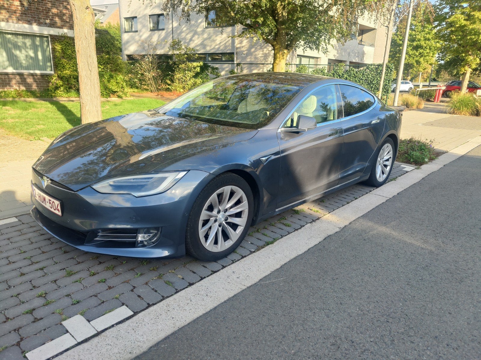 Tesla model s 75 d 2017 autopilot cruisecontrol, Auto's, Automaat, Model S, Elektrisch, Particulier