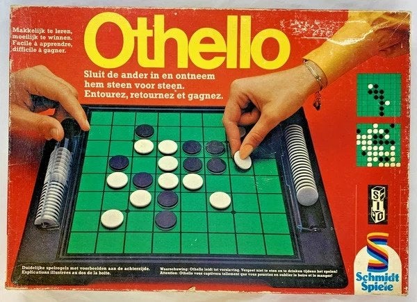 Othello Schmidt Spiele SIO Vintage Bordspel Jaren 70 80, Een of twee spelers, Verzenden, Zo goed als nieuw, Schmidt Spiele