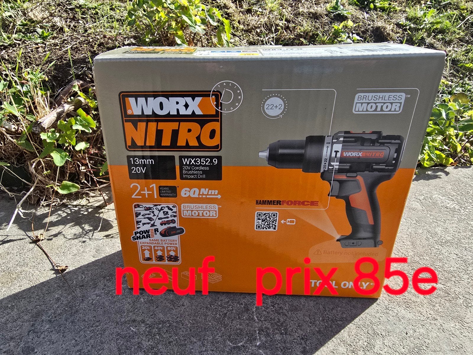 machine worx nouvel, Enlèvement
