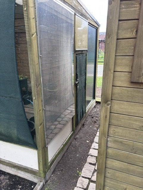 Voliere, Ophalen, Gebruikt, Hout