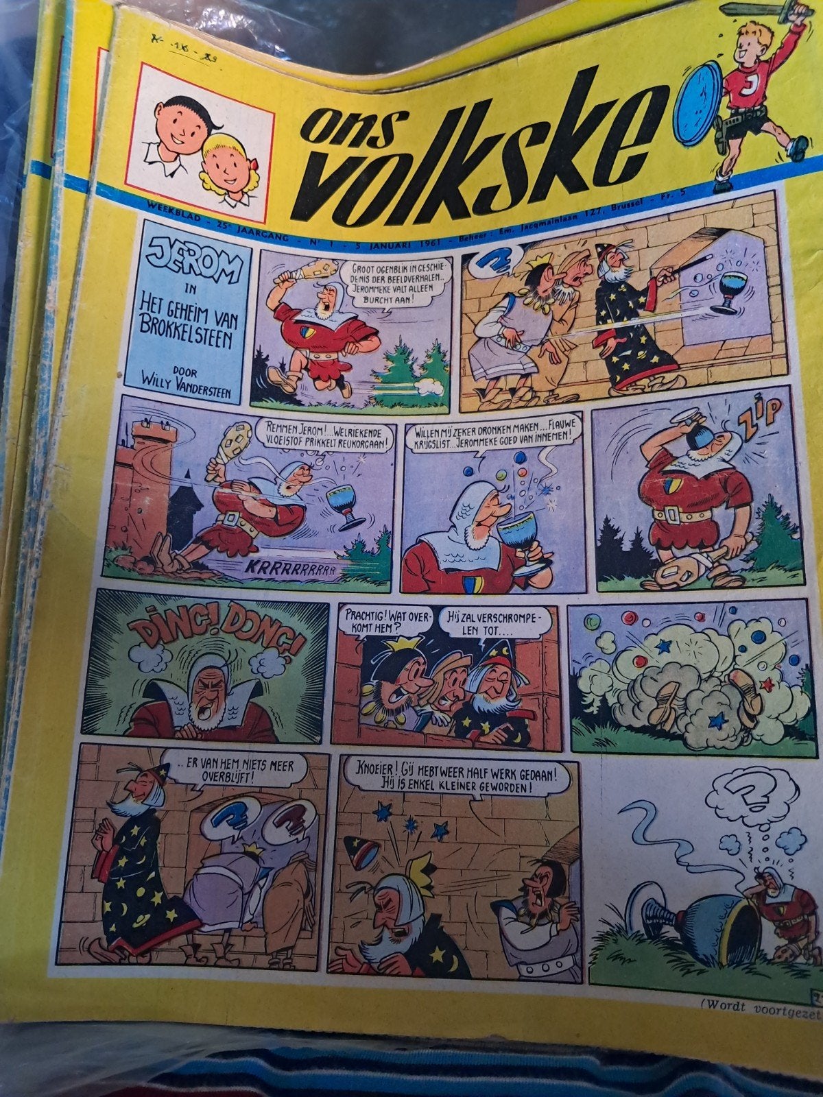 Jaargang 1961 volledig van ons volkske, Boeken, Strips | Comics, Ophalen of Verzenden