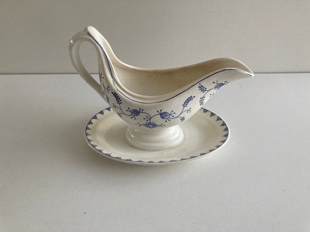 BOCH La Louvière MEISSEN : oude sauskom / saucière, Antiek en Kunst, Ophalen of Verzenden