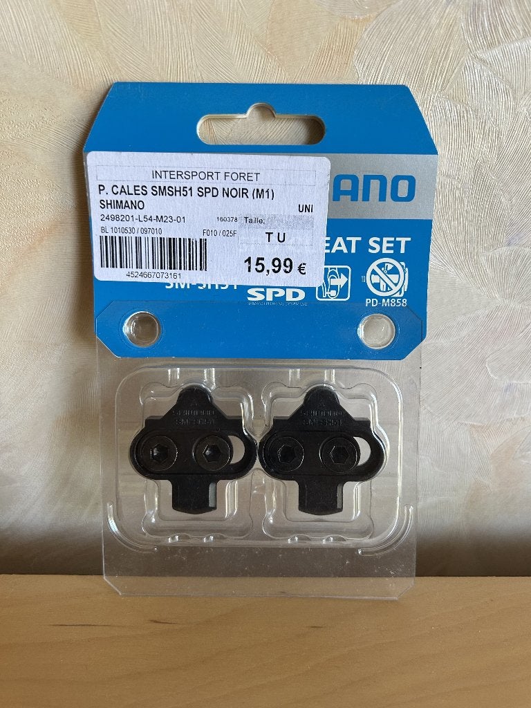 Cales pour pédales auto SPD Shimano SM-SH51 Neuves, Vélos & Vélomoteurs, Neuf, Pédalier ou Pédales, Acier, Enlèvement
