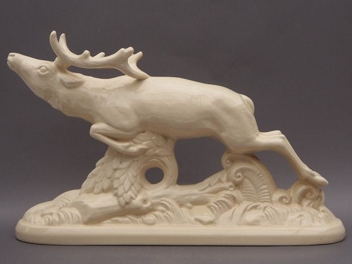 Céramique de Sarregueminnes, Antiquités & Art, Art | Sculptures & Bois, Enlèvement ou Envoi, Art nouveau