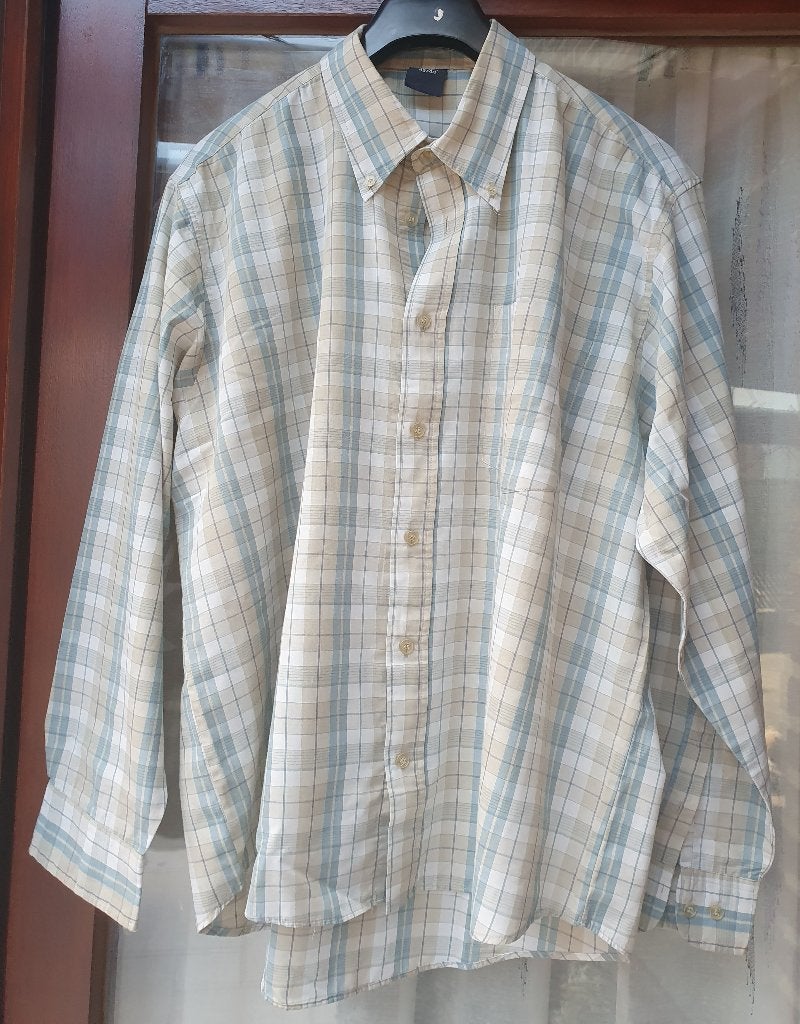 Hemd van maat XL (43-44), Kleding | Heren, Ophalen of Verzenden, Zo goed als nieuw, Halswijdte 43/44 (XL)
