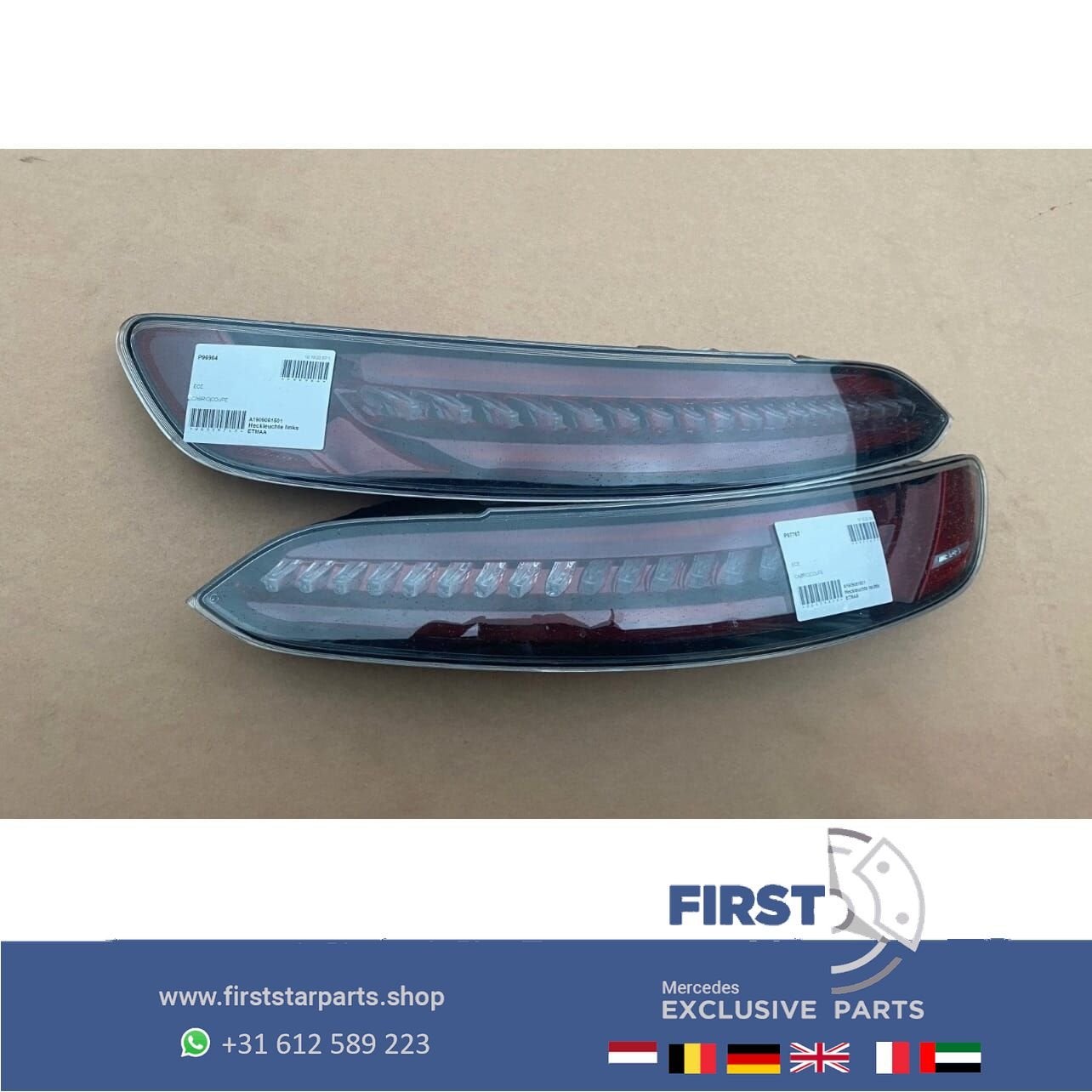 W190 C190 R190 GT GTR FACELIFT LED ACHTERLICHT LINKS of RECH, Gebruikt, -, Ophalen of Verzenden, -