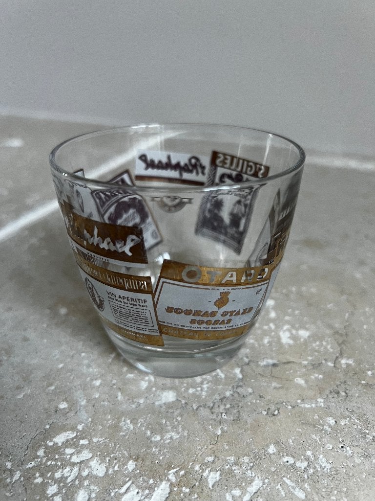 4 verres apéritif publicitaire Bistro, Enlèvement, Comme neuf