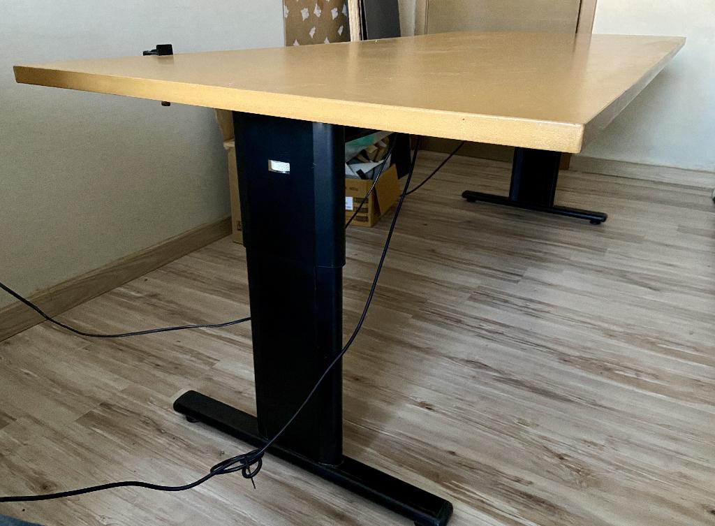 Tafel Häfele, Ophalen, In hoogte verstelbaar, Zwart, 90 cm