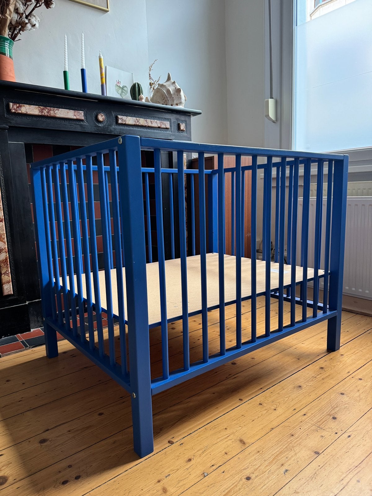 Babypark Quax - kobaltblauw, Kinderen en Baby's, Ophalen, Zo goed als nieuw, Boxkleed
