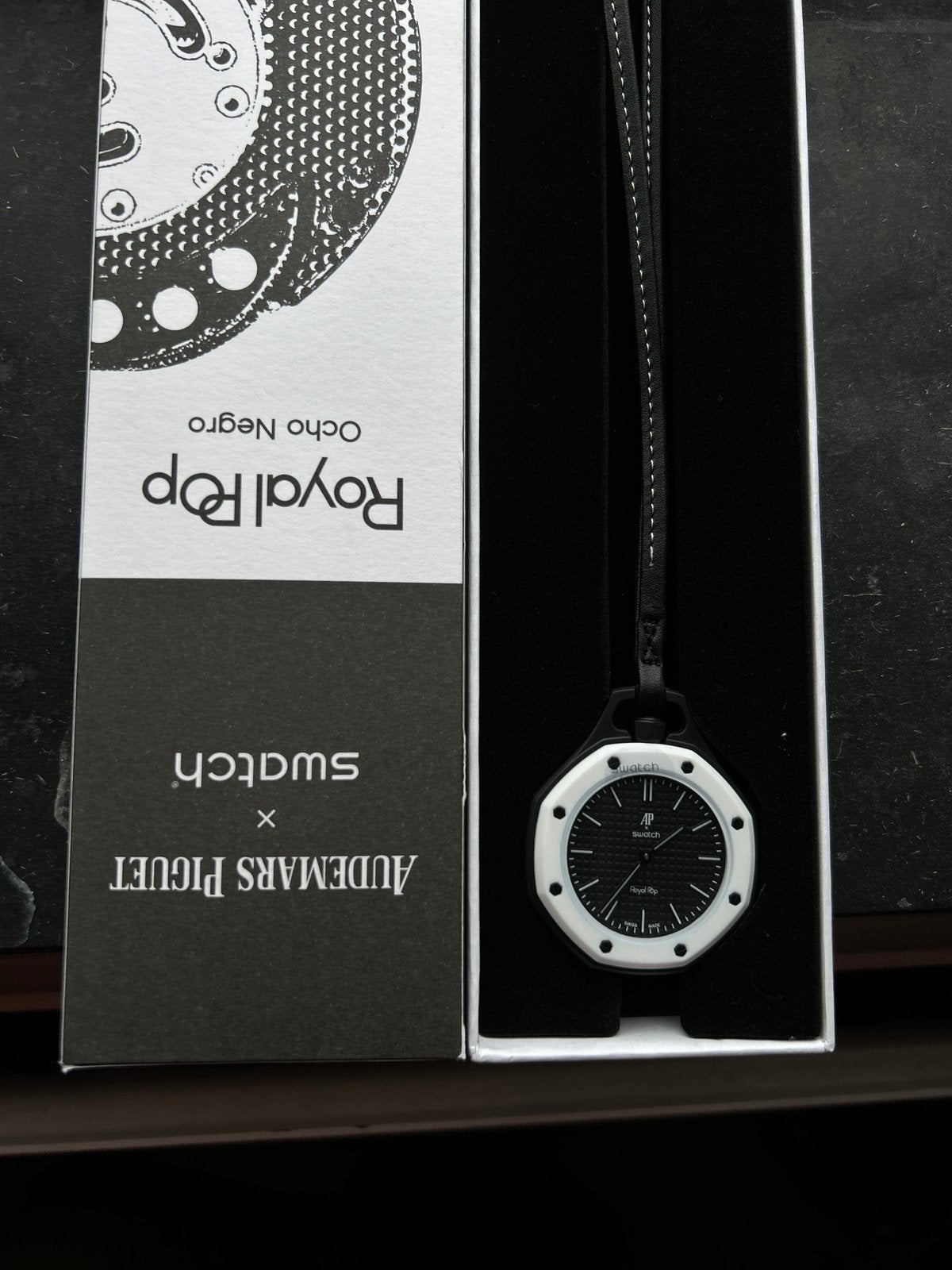 Swatch x Audemars Royal Pop Ocho Negro, Enlèvement ou Envoi, Reconditionné
