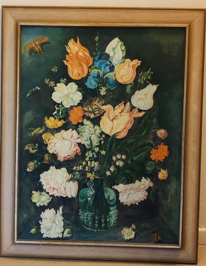 Schilderij, Antiek en Kunst, Kunst | Schilderijen | Klassiek, Ophalen of Verzenden, Doek
