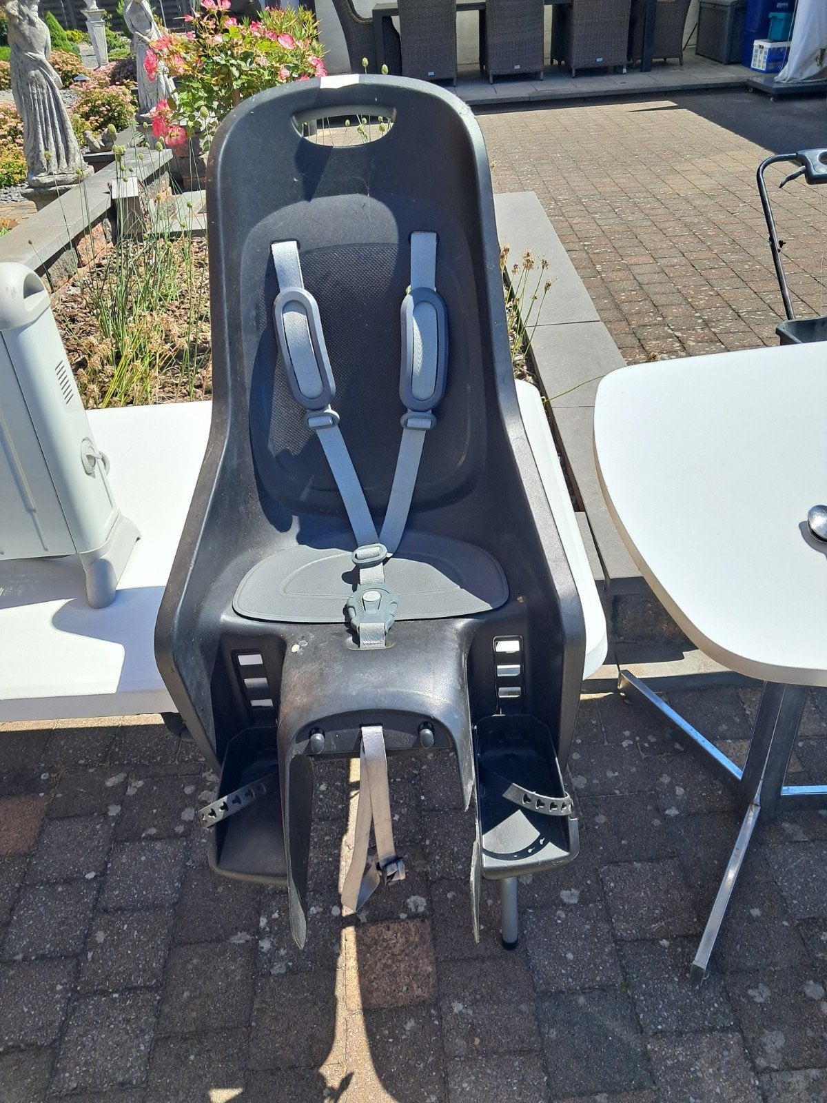 Fiets stoeltje, Ophalen
