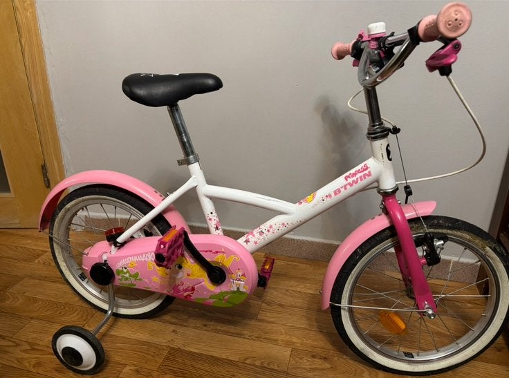 Vélo enfant B’Twin 16 pouces, Vélos & Vélomoteurs, Neuf, Frein sur jante, Enlèvement, Frein à main