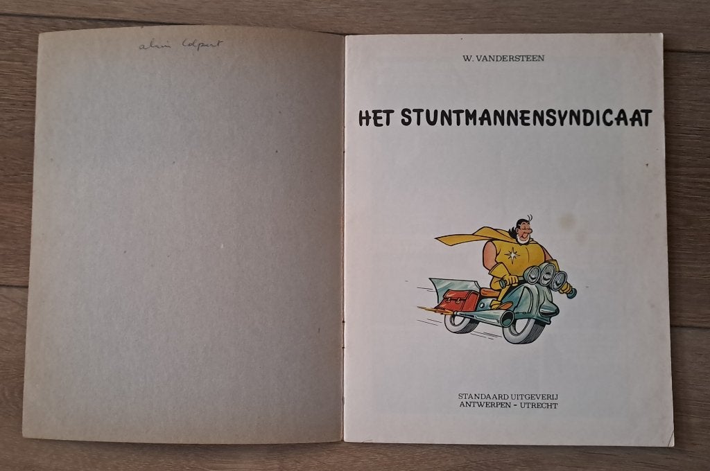56 - Jerom - Het Stuntmannensyndicaat, Boeken, Gelezen, Willy Vandersteen, Eén stripboek, Ophalen of Verzenden
