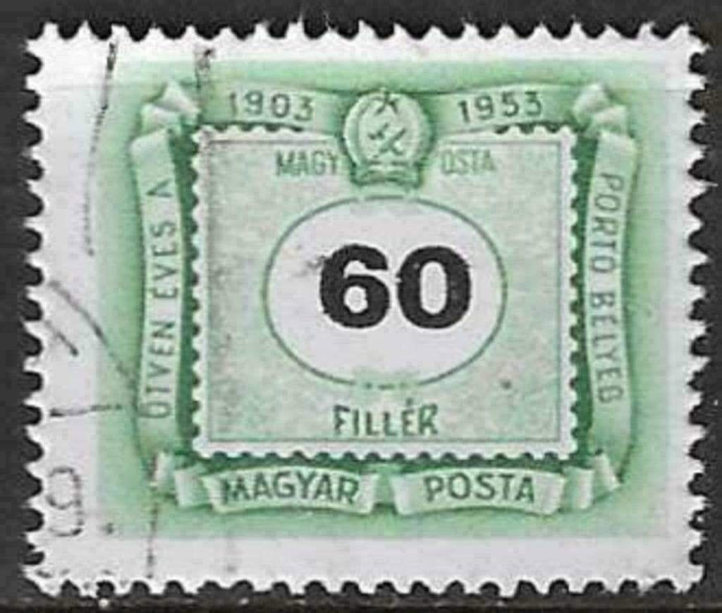 Hongarije 1953 - Yvert 210TX - Taxzegel (ST), Verzenden, Gestempeld