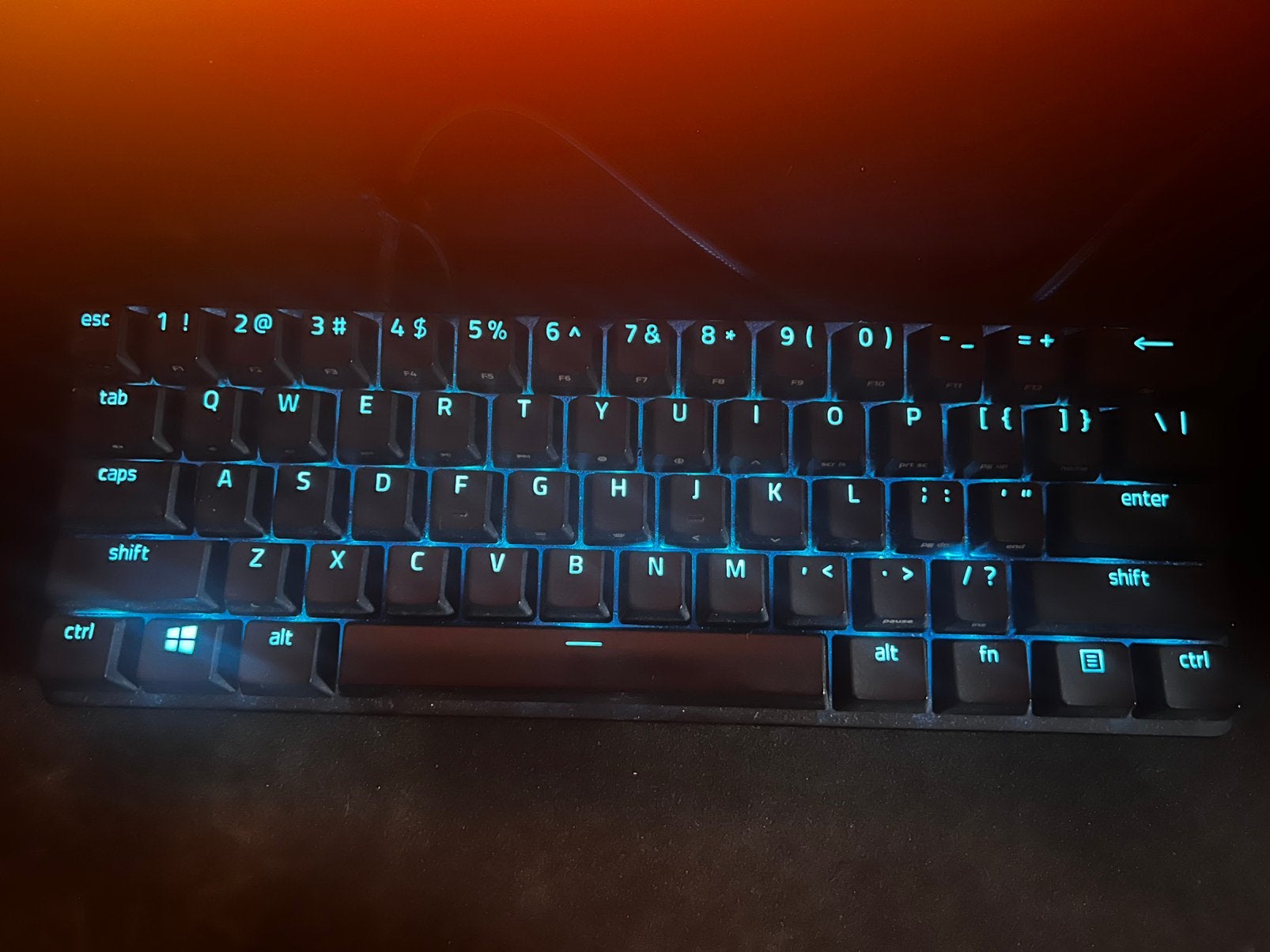 Razer Huntsman Mini, Computers en Software, Toetsenborden, Ophalen, Gaming toetsenbord, Zo goed als nieuw, Qwerty
