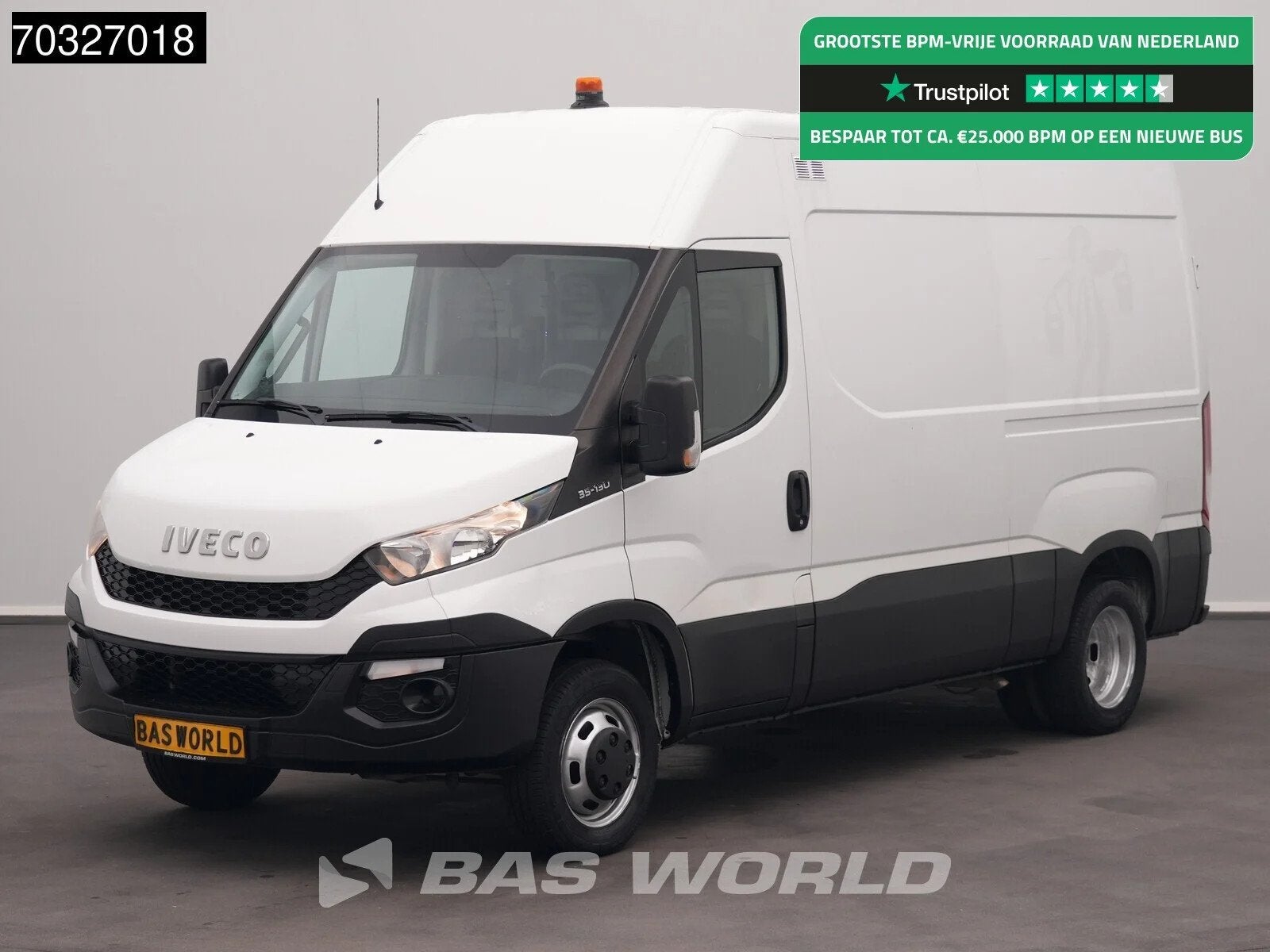 Iveco Daily 35C13 Dubbellucht 3,5t Trekhaak L2H2 Airco Cruis, Autos, Euro 5, Achat, Entreprise, Boîte manuelle