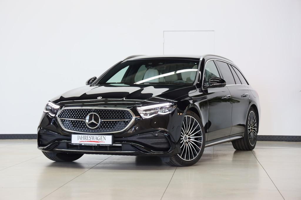 Mercedes-Benz E 300 e T AMG Premium Plus SUPERSCREEN *BEIGE, Auto's, Automaat, Achterwielaandrijving, Beige, 4 cilinders