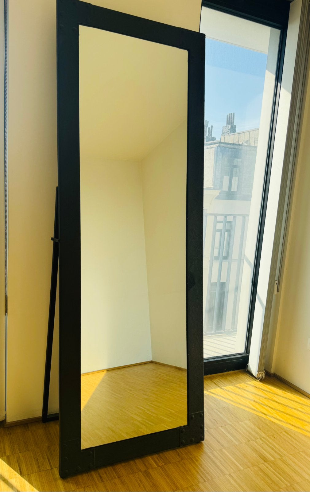 Grand miroir FLAMANT en fer forgé, Huis en Inrichting, Ophalen, 200 cm of meer, Zo goed als nieuw, 75 tot 100 cm