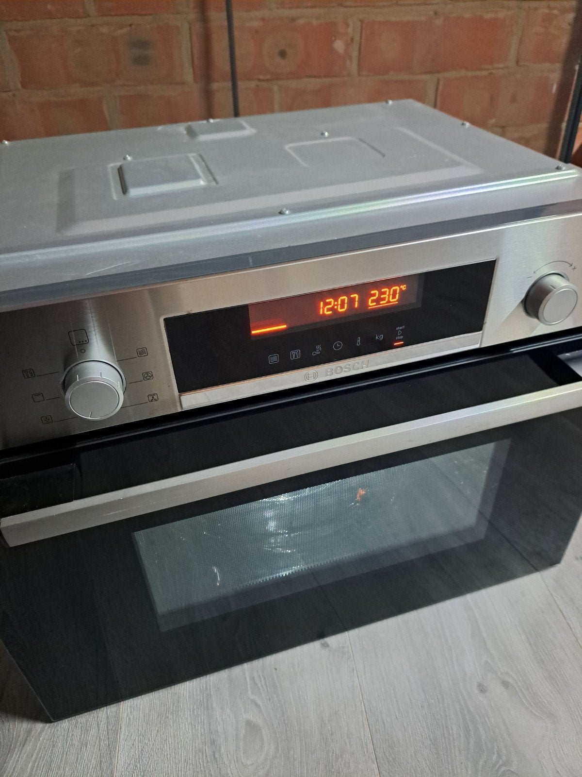 Bosch inbouw Combi microgolfoven, Ophalen, Inbouw, Bosch