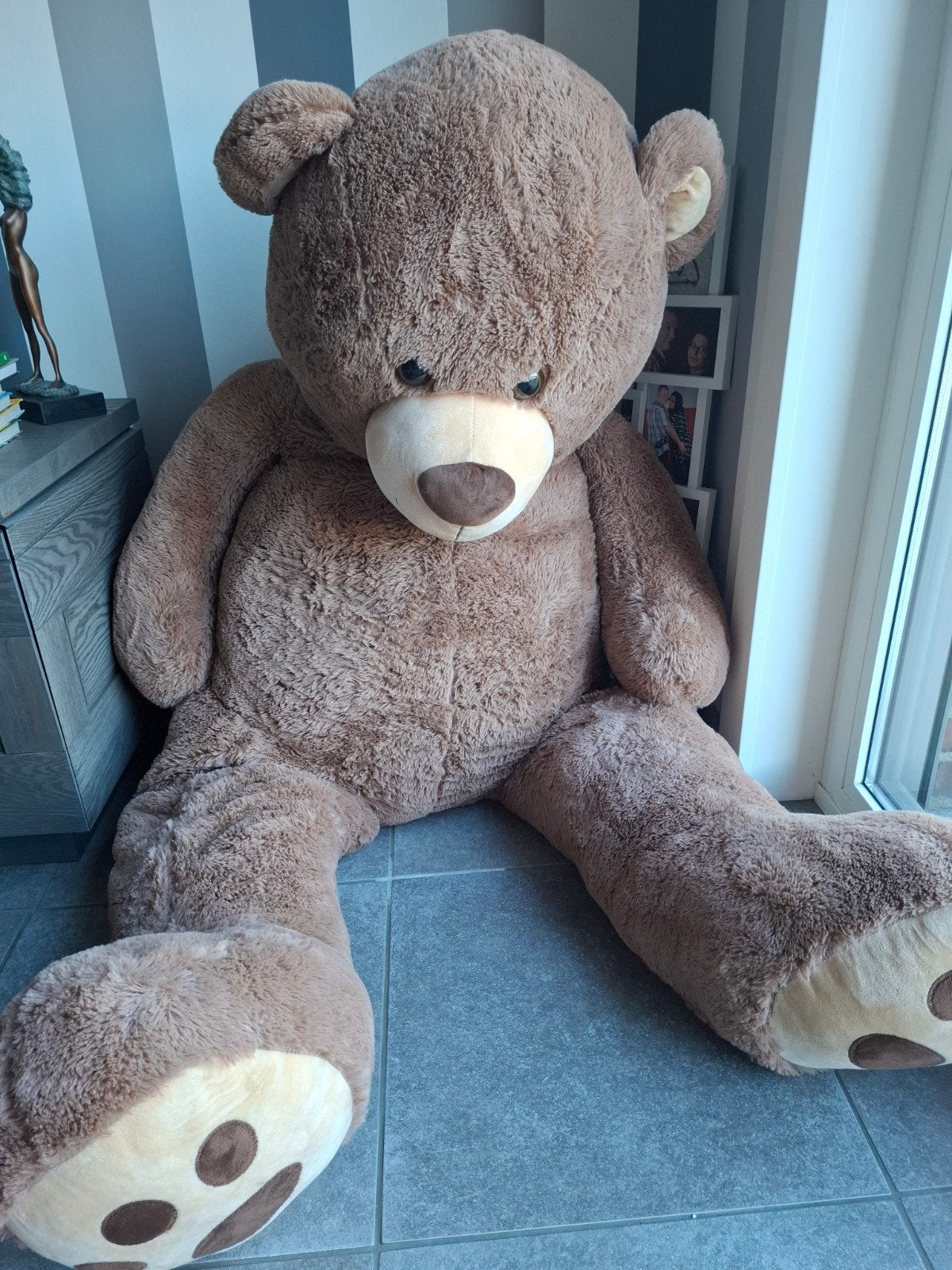 pluche beer, Kinderen en Baby's, Ophalen, Beer, Zo goed als nieuw, Bruin