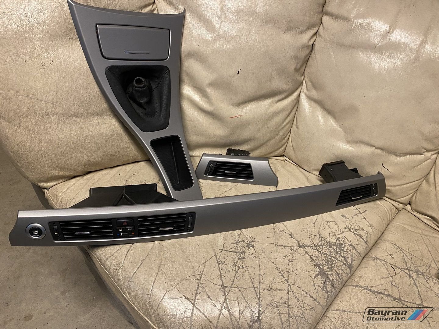 Bmw E90 zilveren interieurlijsten set sedan touring 3-serie, Autos : Pièces & Accessoires, -, -, Enlèvement, Utilisé