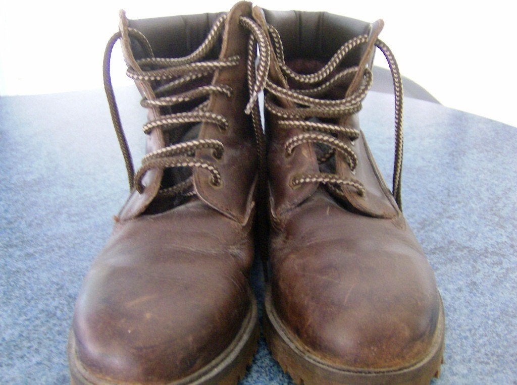 Heren Boots - Leder - bruin - maat 42 - North Wood, Ophalen, Bruin, Boots