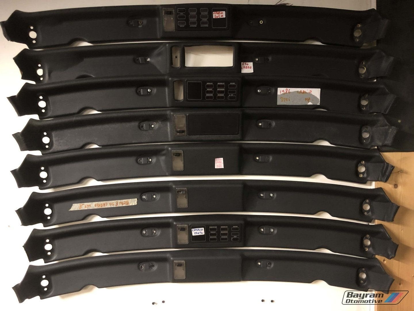Bmw E30 cabrio zonneklephouder bekleding check houder 3serie, Gebruikt, -, -, Ophalen of Verzenden