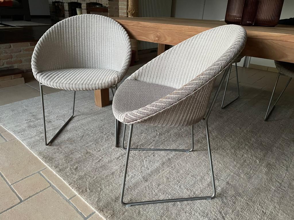 4 VINCENT SHEPPARD Stoelen (incl kussens), Enlèvement, Comme neuf