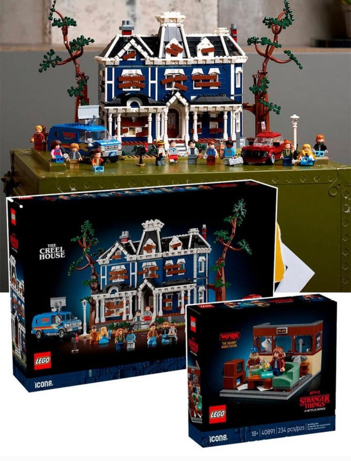LEGO stranger things 11370 & 40891, Ophalen of Verzenden, Nieuw, Complete set, Lego