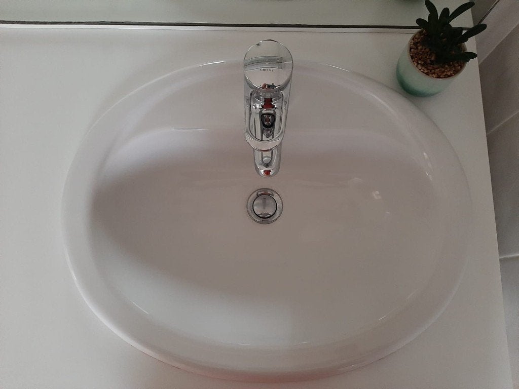Badkamer - wastafel lavabo wasbak - Inbouw, Ophalen, Gebruikt, Wasbak of Wastafel