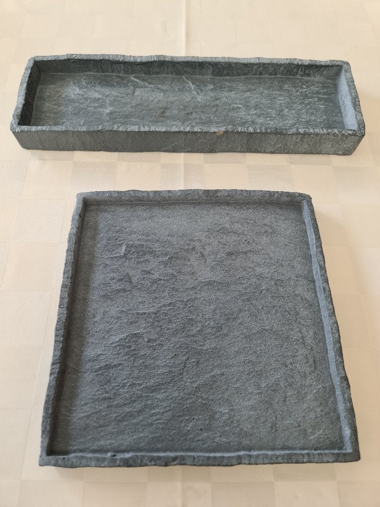 Sets de table en ardoise, Gris, Comme neuf, Enlèvement, Convient pour l'extérieur
