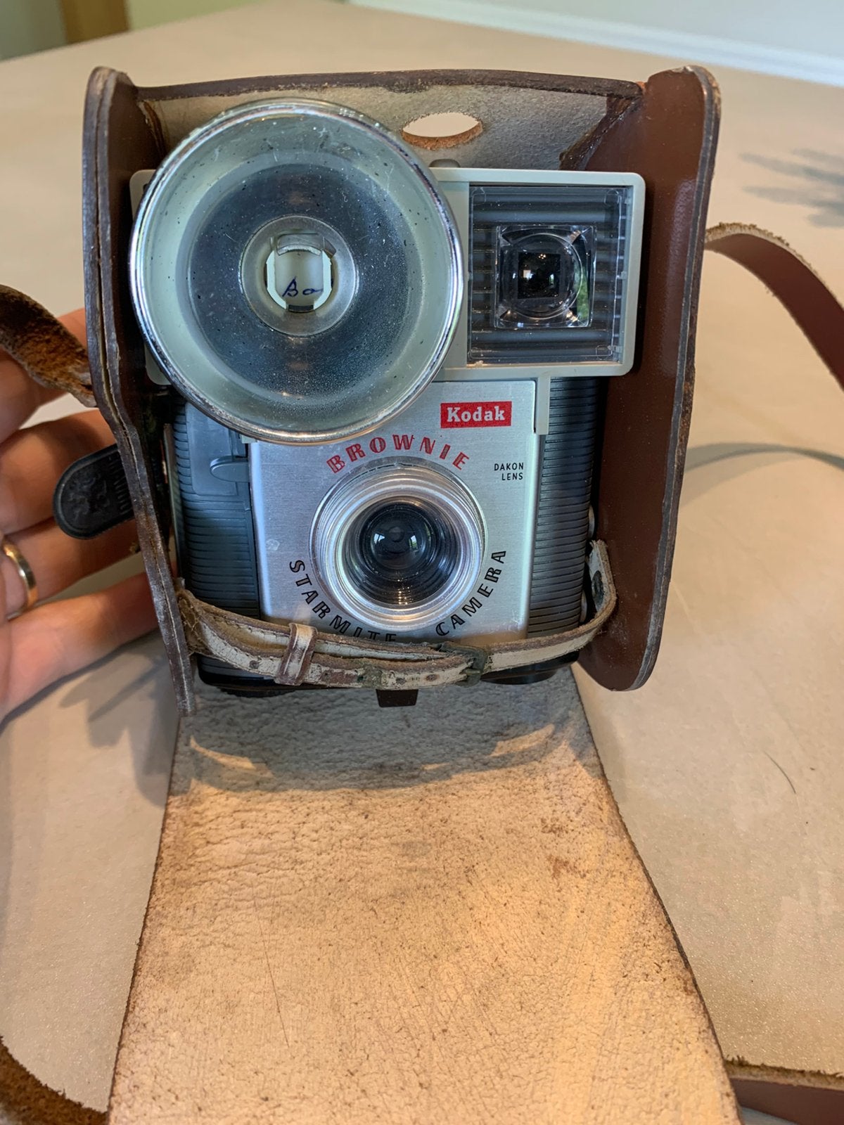 vintage Kodak Brownie Starmite camera jaren 60 in hoes, Ophalen of Verzenden