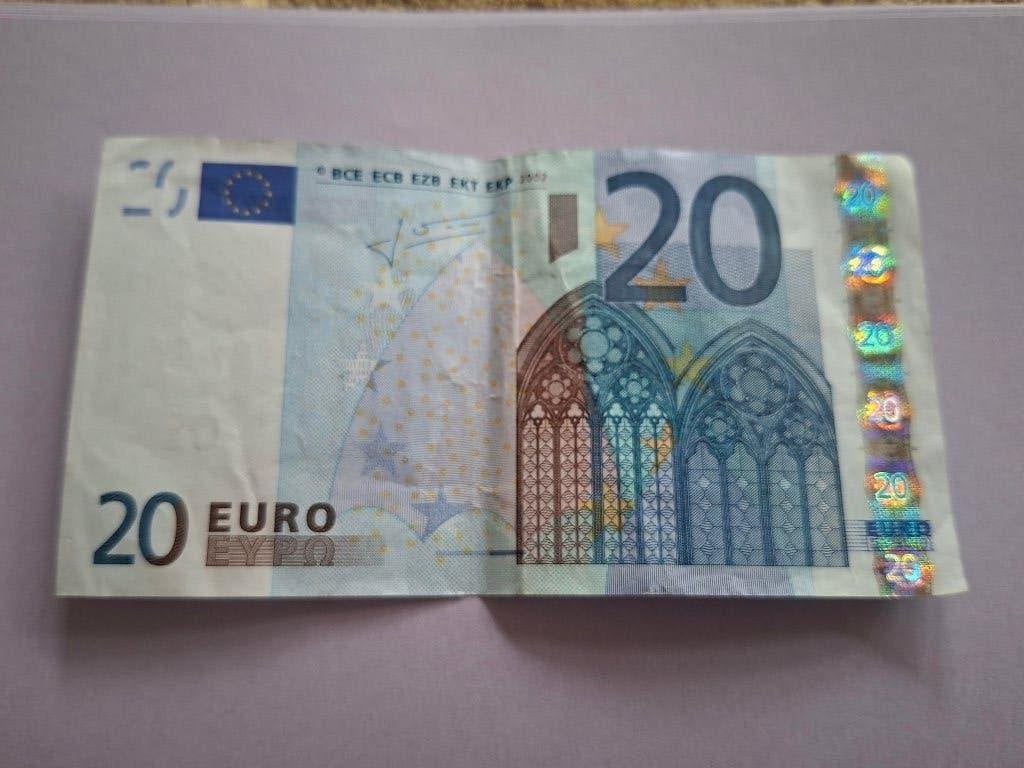 2002 Finlande 20 euros ancienne série Trichet code G011, Timbres & Monnaies, Billets de banque | Europe | Euros, Envoi, Finlande