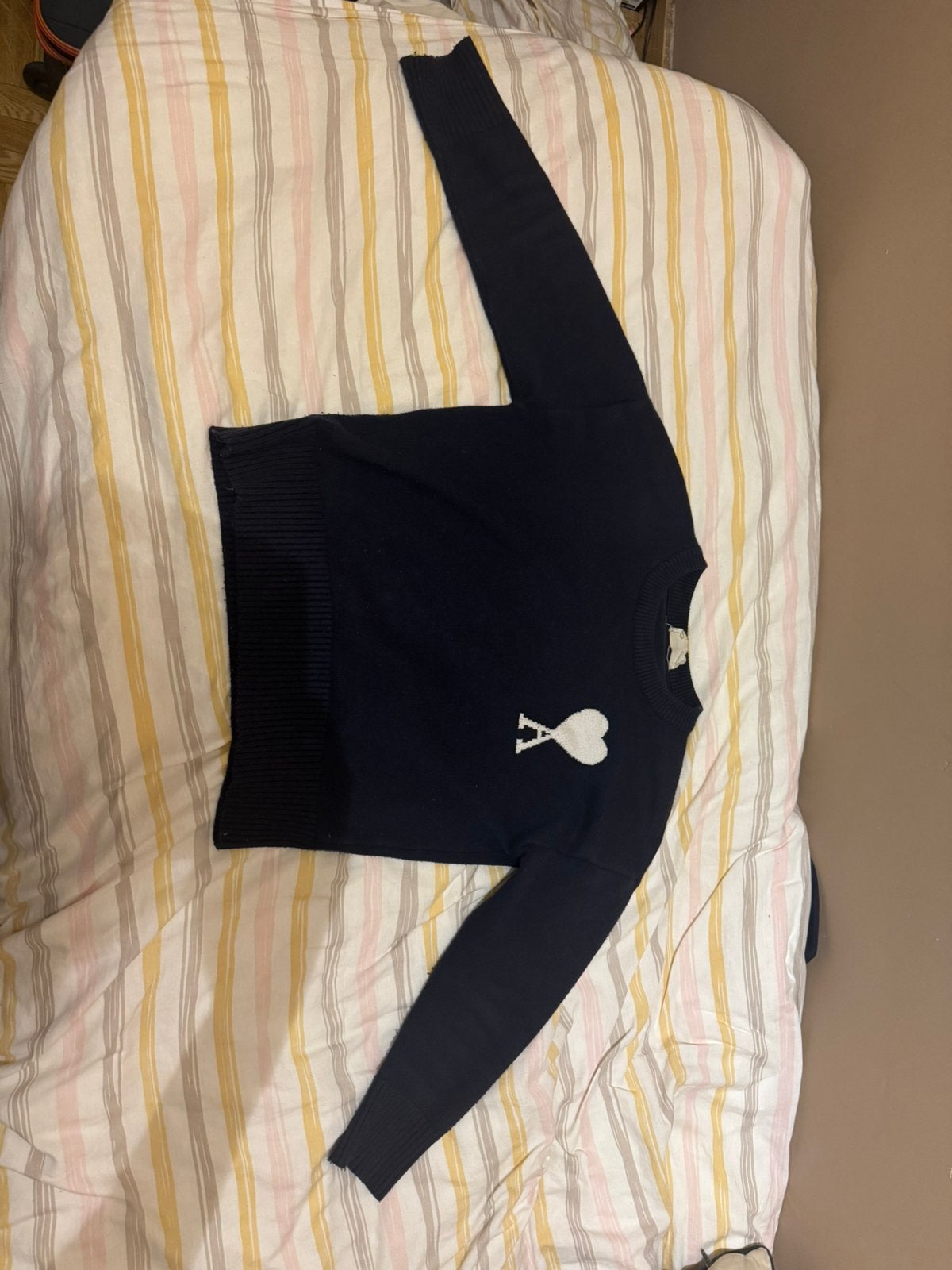 AMI Paris trui | S, Enlèvement, Comme neuf, Taille 46 (S) ou plus petite, Bleu