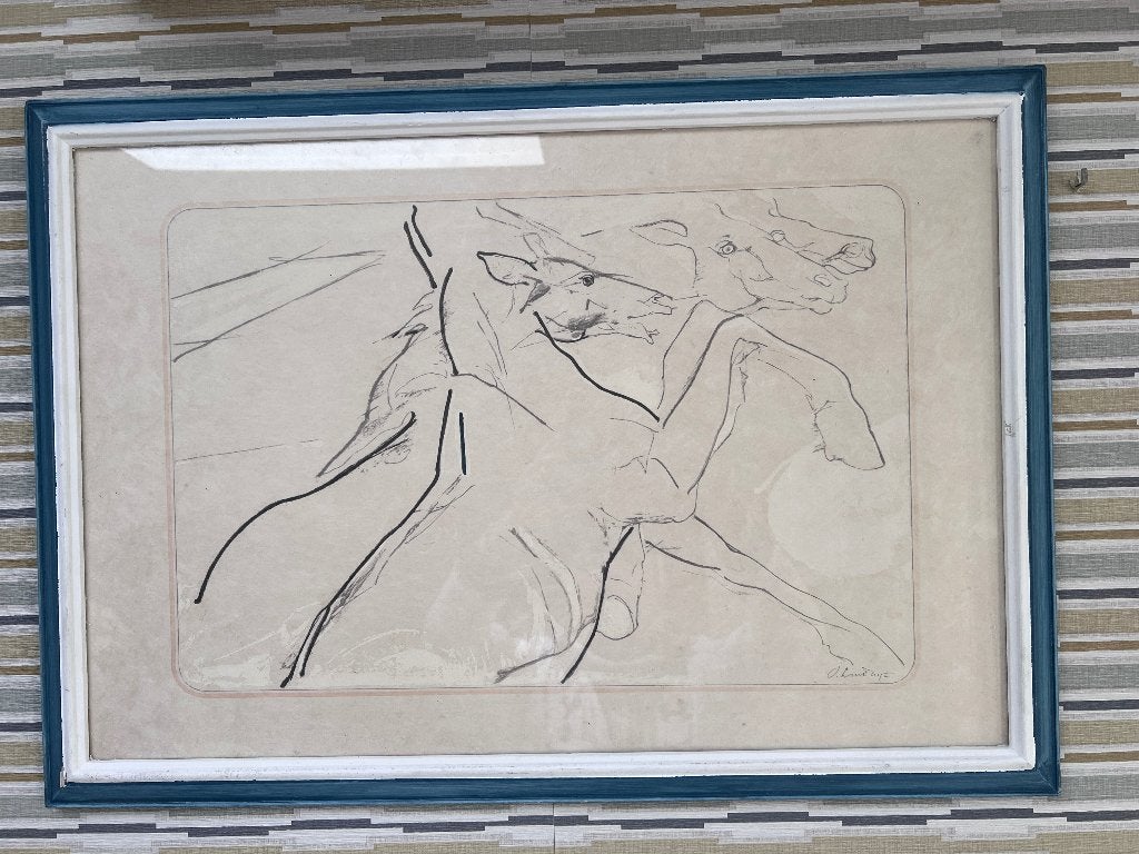 Fotogravure Octave Landuyt, Antiek en Kunst, Kunst | Litho's en Zeefdrukken, Ophalen