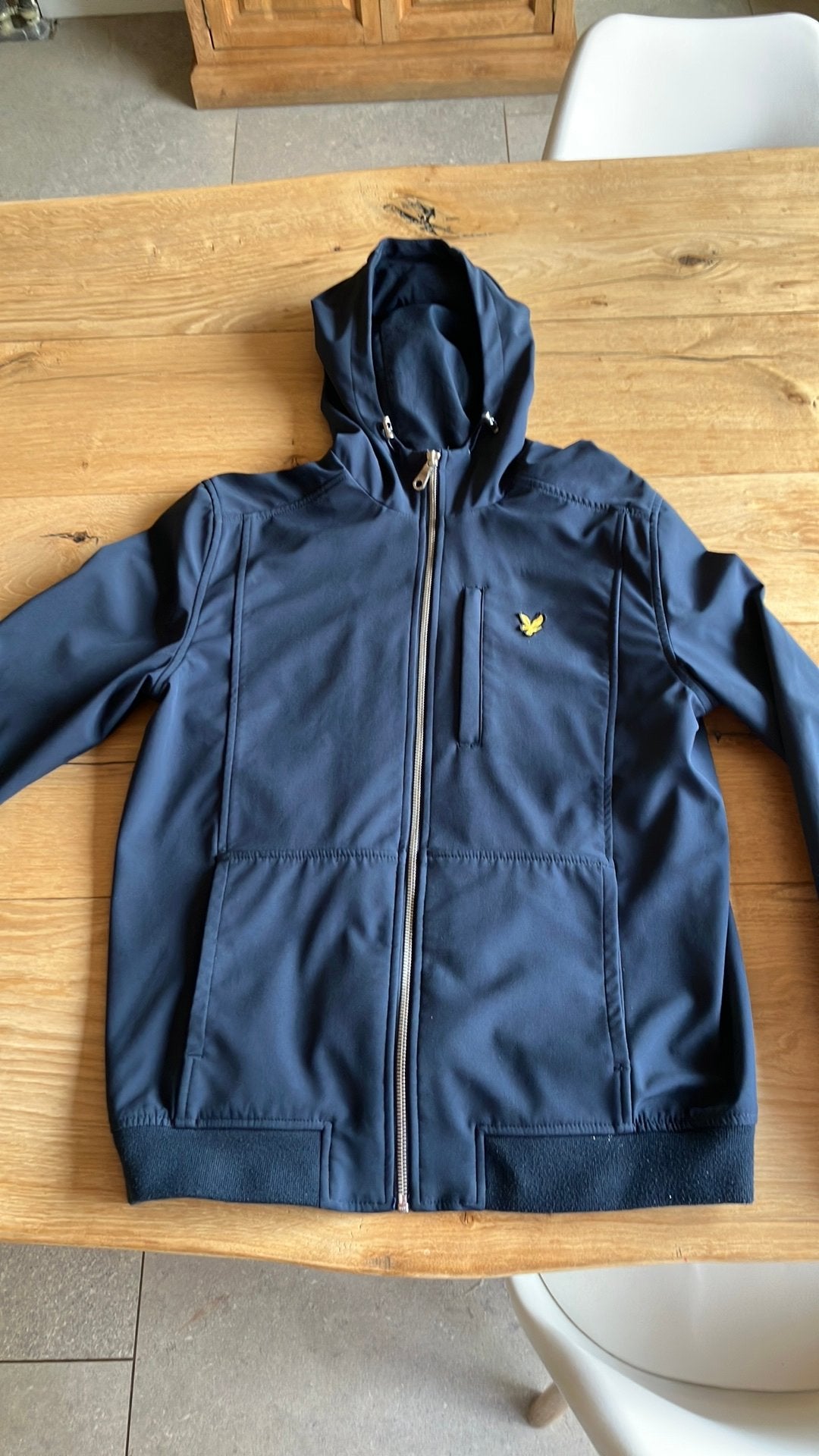 Lyle & Scott jas maat S, Kleding | Heren, Jassen | Zomer, Blauw, Ophalen of Verzenden, Zo goed als nieuw, Lyle & Scott
