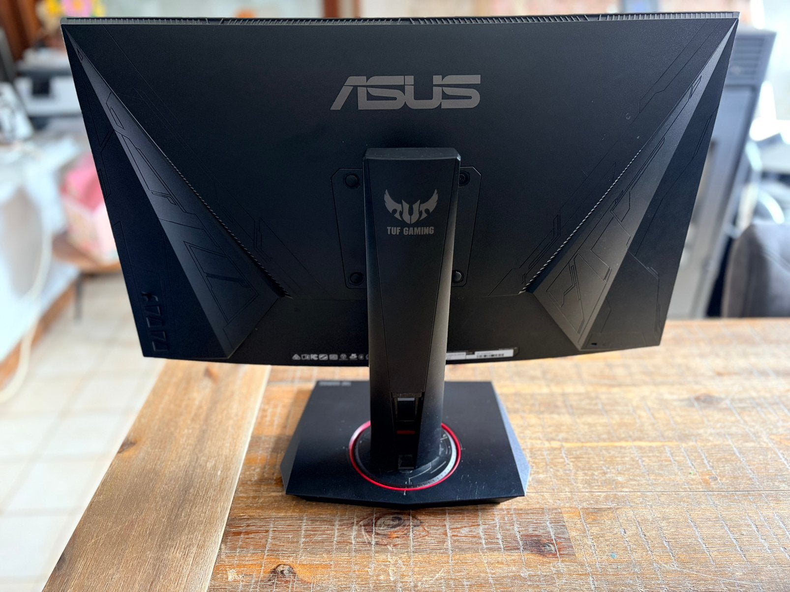 ASUS TUF Gaming VG27VQ – 27” VA Curved Monitor, In hoogte verstelbaar, VA, DisplayPort, Full HD