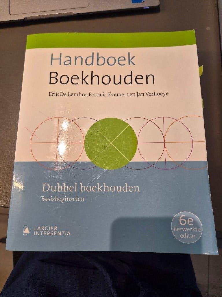 Handboek Boekhouden: Dubbel boekhouden 6de editie, Ophalen of Verzenden, Zo goed als nieuw, Hogeschool, Erik De Lembre; Patricia Everaert