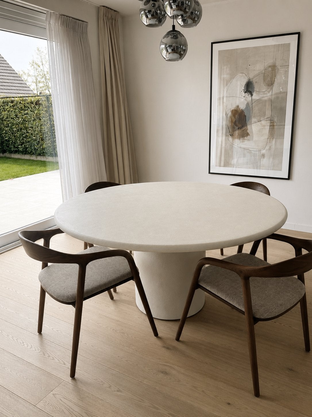 MORTEX tafel rond - nieuw, Neuf, 100 à 150 cm, Rond, 100 à 150 cm