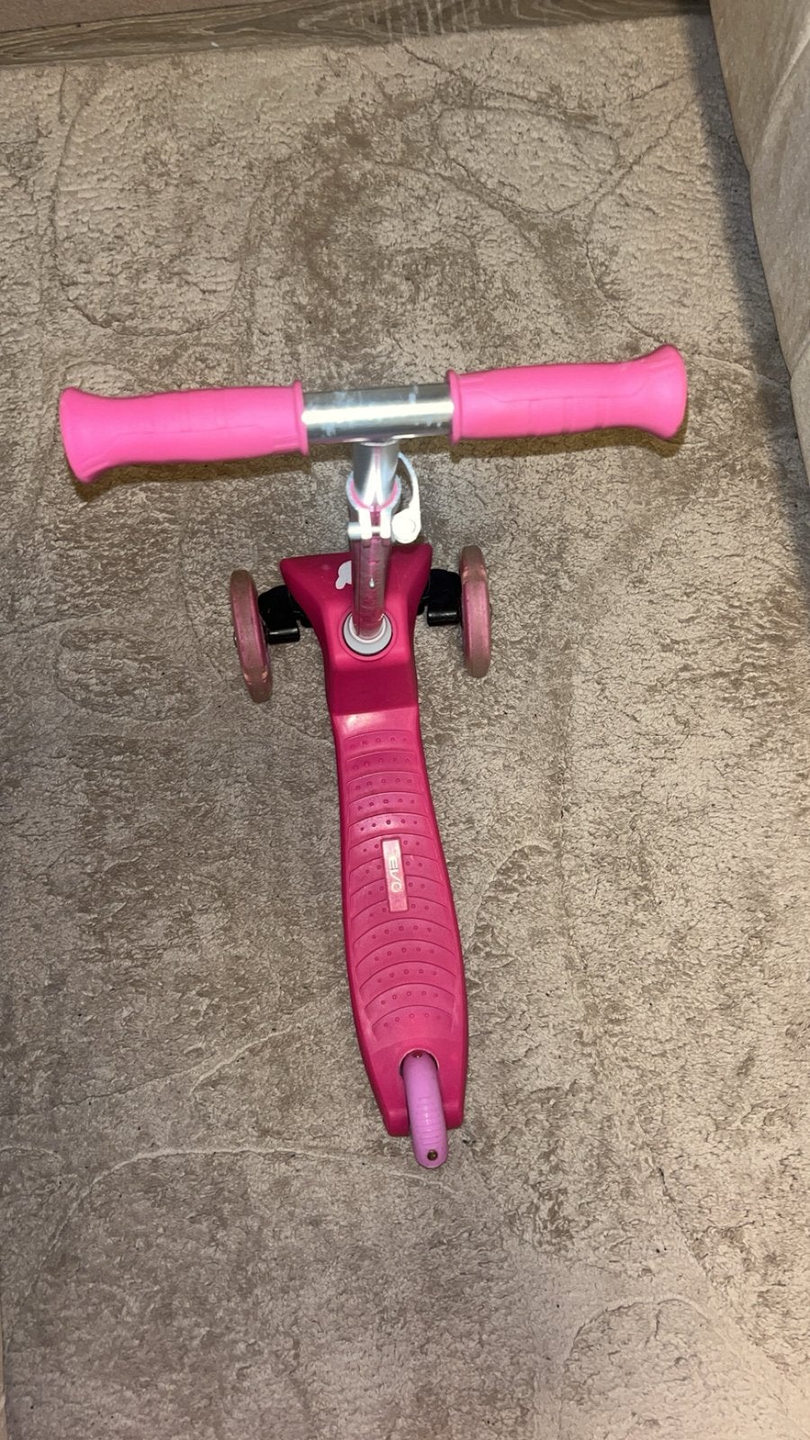 Roze kinderstep met 3 wielen, Fietsen en Brommers, Ophalen, Gebruikt, Gewone step