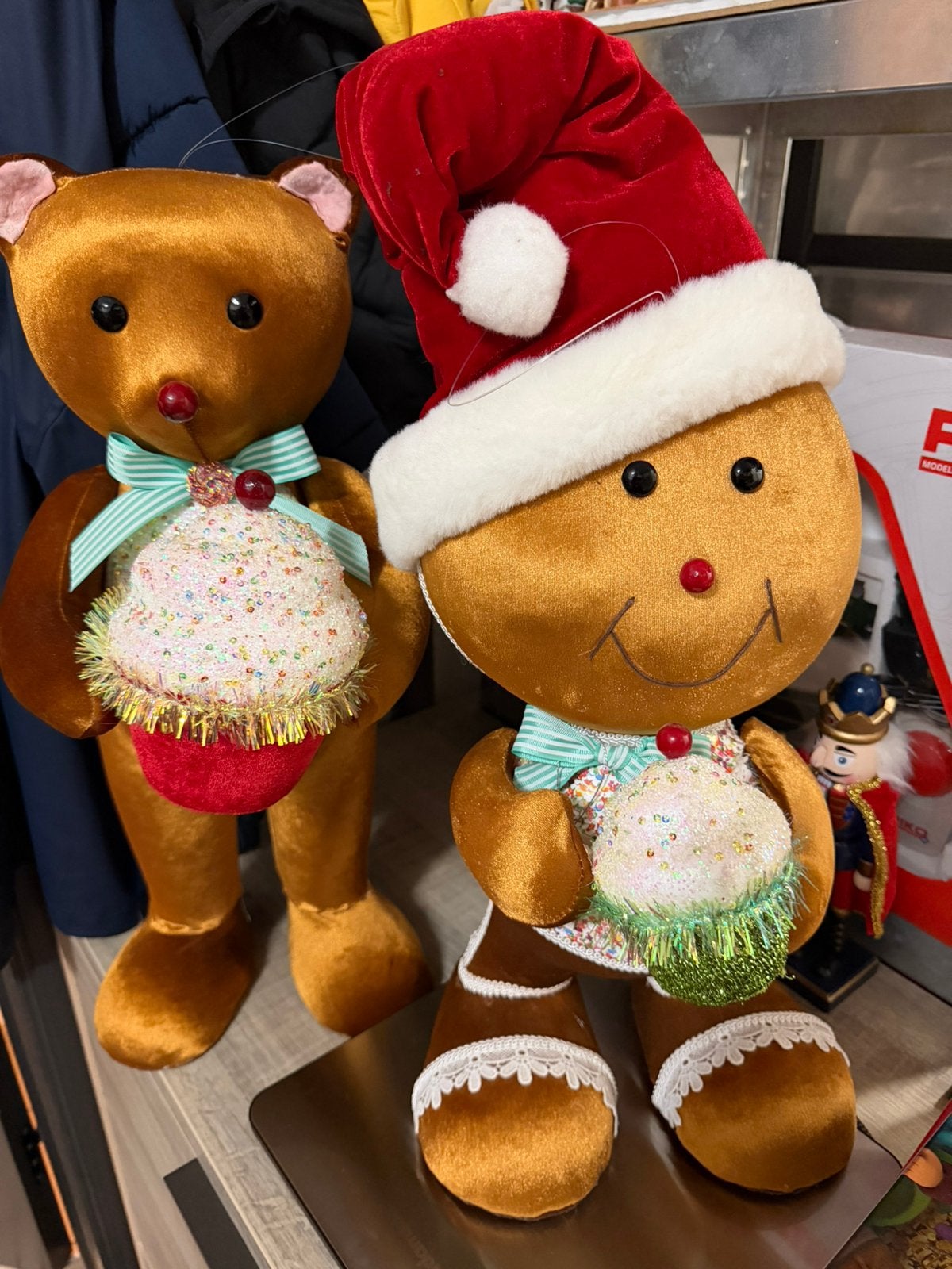 Kerstdecoratie cookie en beer, Enlèvement ou Envoi, Neuf