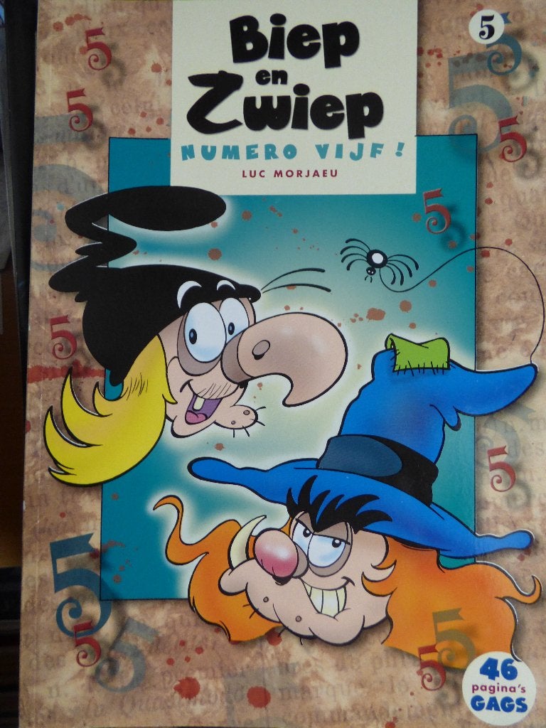 biep en zwiep , complete reeks nr 1 , 2 ,3 ,4 en 5, Boeken, Stripverhalen, Ophalen of Verzenden