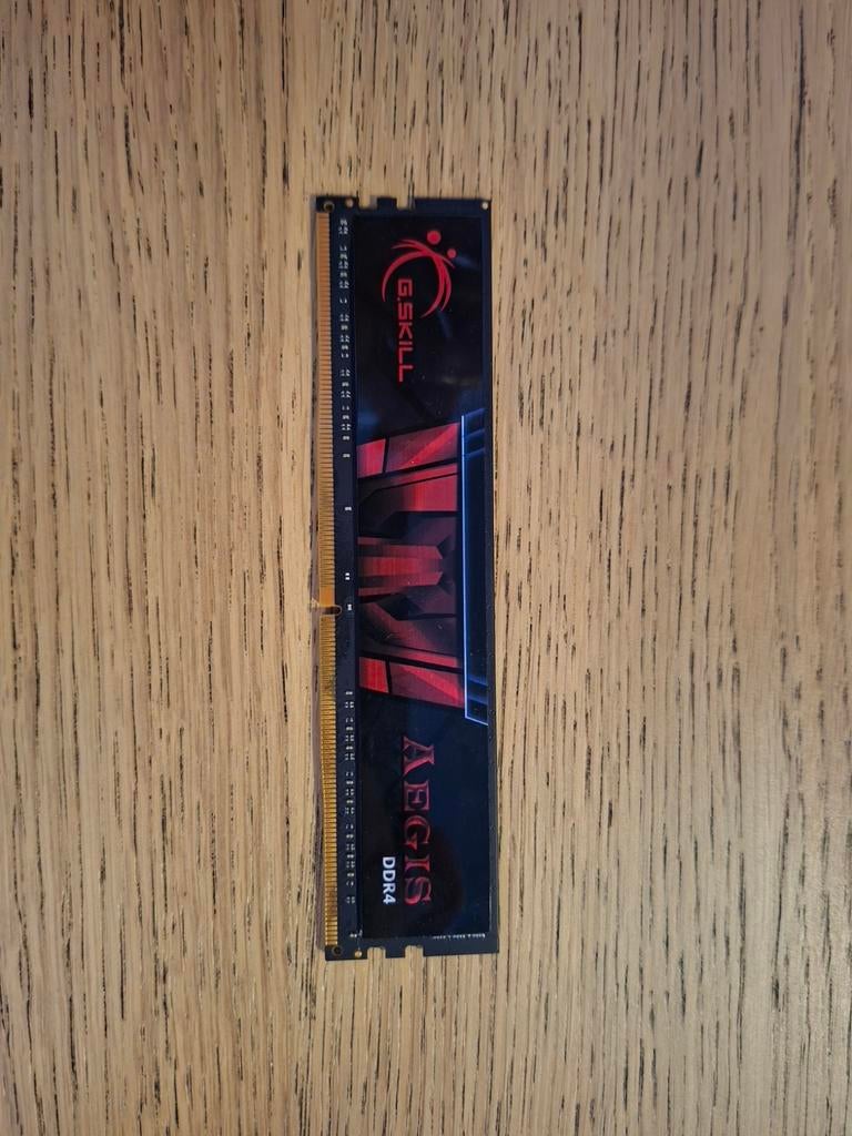 G.Skill AEGIS DDR4 8GO, DDR4, 8 GB, Comme neuf, Enlèvement