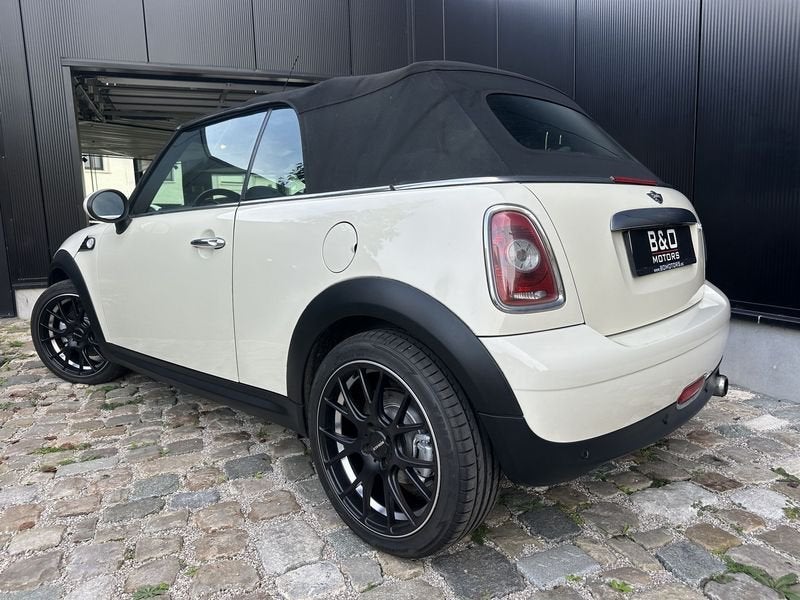 Mini Cooper Cabrio, Auto's, Voorwielaandrijving, 4 zetels, Gebruikt, Zwart