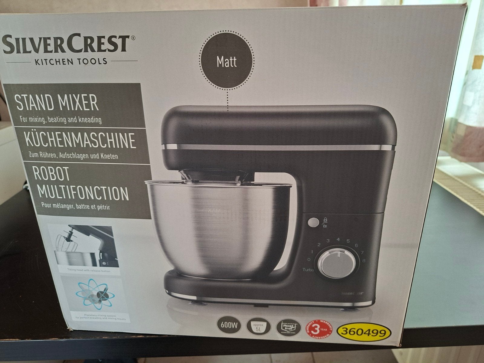 silvercrest standmixer, Ophalen