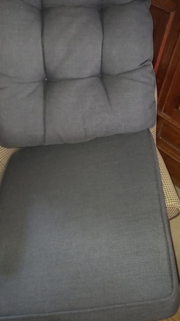 Kussen voor 2 tuinstoelen rug en zit Bois le duc, Ophalen of Verzenden