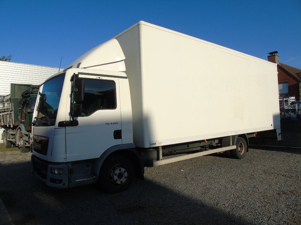 Man TGL 8.220 KST01 4.6 D *08/2014 *Camera *Navi *EURO 6, Auto's, Testrit aan huis, MAN, Wit, Leder